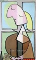Buste de femme de profil 1932 Cubismo